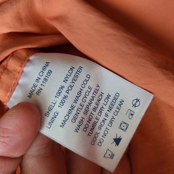 SMITH'S Workwear Salmon Short Sleeve Button Down Shirt Medium - Picture 7 of 9